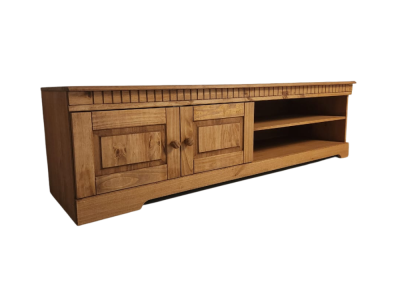 Rack de madeira no acabamento cera 1,62M largura | Coleção Amsterdam