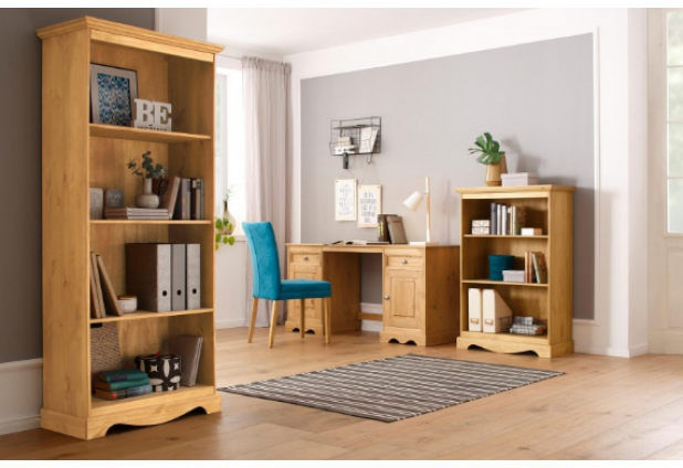 Home Office elegante com os móveis da linha Melissa