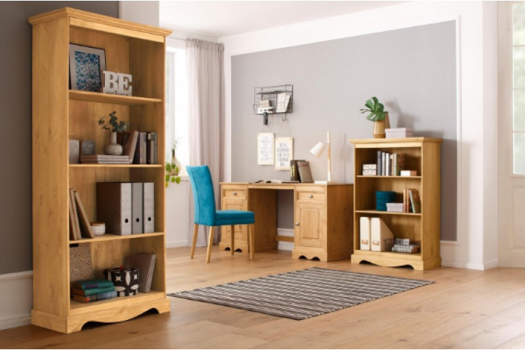 Home Office elegante com os móveis da linha Melissa