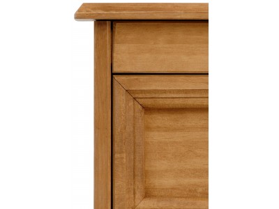 Escrivaninha de madeira com 2 portas e 2 gavetas em cera | Coleção Melissa 