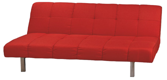 Sofá cama click clack lauren crimson